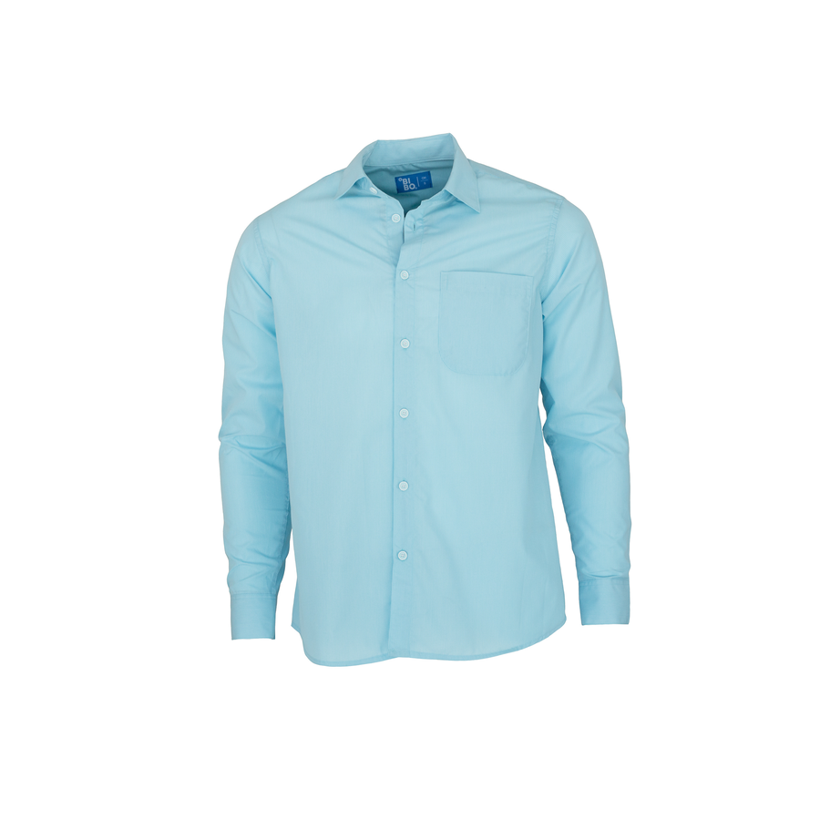 CAMISA OSLO MANGA LARGA AQUA